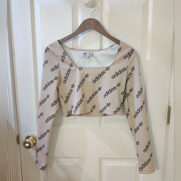 Adidas Athletic Crop Top -Size M - Picture 7 of 9